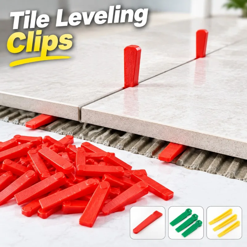 Plastic Tile Levelling Adjuster, Small Insert Shim, Grout Regulating Locator, Floor Gap Maintaining Clip, Tiling Auxiliary