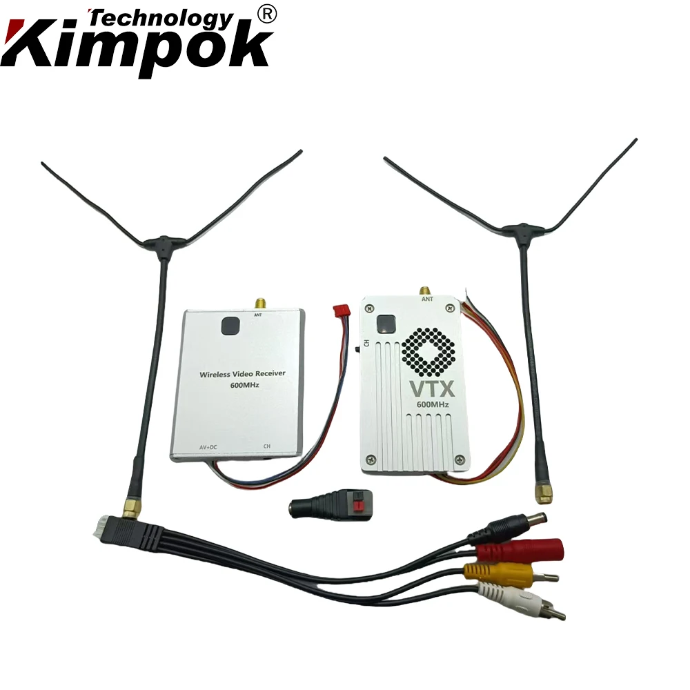 ワイヤレスビデオ送信機および受信機,長距離伝送,60km,5w,600mhz