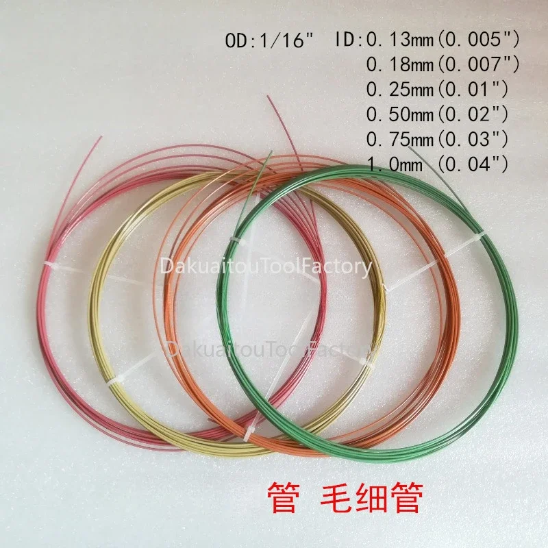 Chromatography tube, inlet capillary tube 1/16 connection pipe