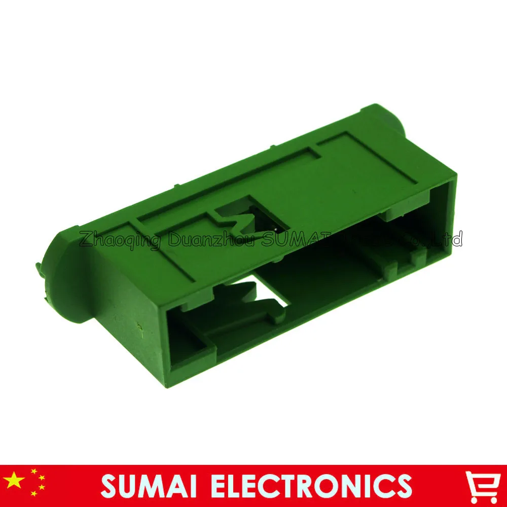 Green 32 Pin male Instrument plug, B5 plug,Auto Oil to gas modified computer connector for Tyco for VW Audi BMW etc.