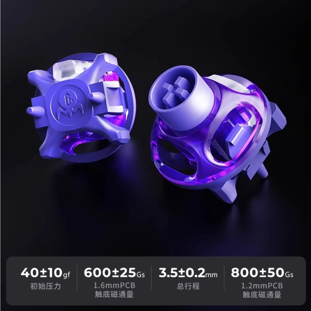 V60 Pro لوحة المفاتيح المغناطيسية للألعاب الرياضية الإلكترونية باستخدام الحاسب الآلي 0.005 مللي متر 8000 هرتز مثل طوقا 0.125 مللي ثانية الألومنيوم الألعاب RGB مطلي