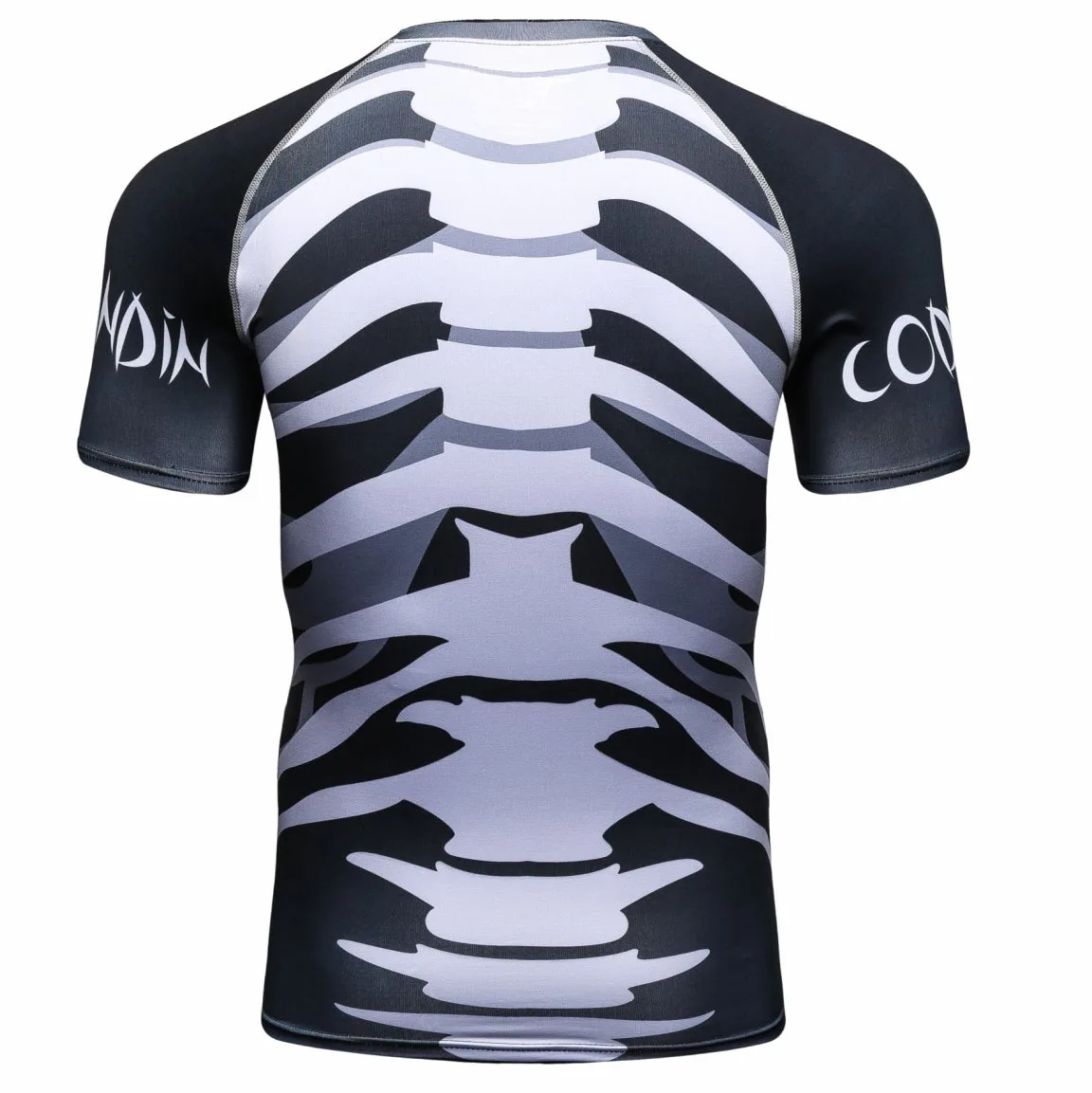 

Men's Compression Shirts Short Sleeve Printing Dry Fit T Shirt Fitness Running Athletic Workout Sports Baselayer Tee (1131)