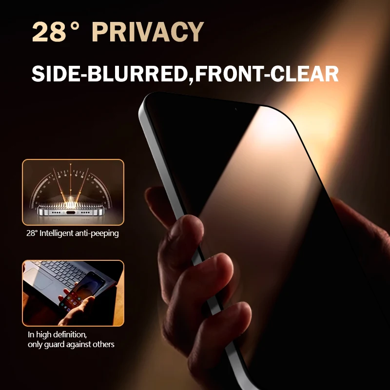 

LeReach CF For Xiaomi Poco F8 Ultra 5G 2 pcs Privacy Tempered Glass Anti-Scratch With Dust-Free VistaGuard Screen Protector