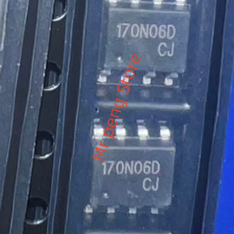 10pcs   New original     170N06D   JMTP170N06D  60V 9.2A SOP8