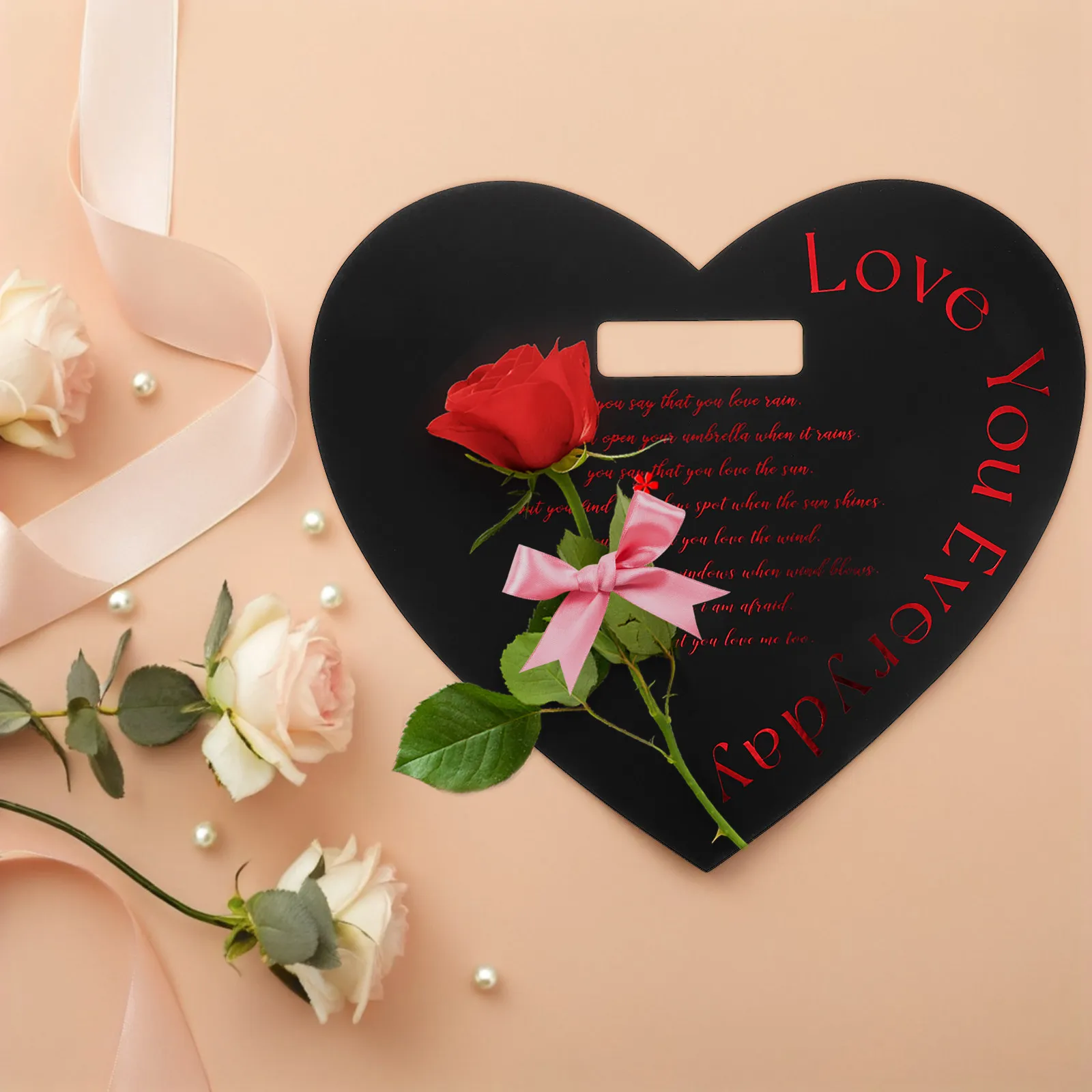 20 cajas para envolver flores, soporte individual para una sola rosa, ideal para floristas, para el embalaje de ramos y como cesta decorativa.