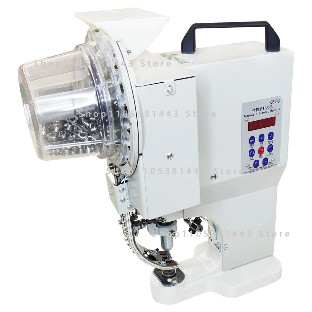PVC Tarpaulin Grommet  Paper Punching Automatic Electric Tag Eyelet