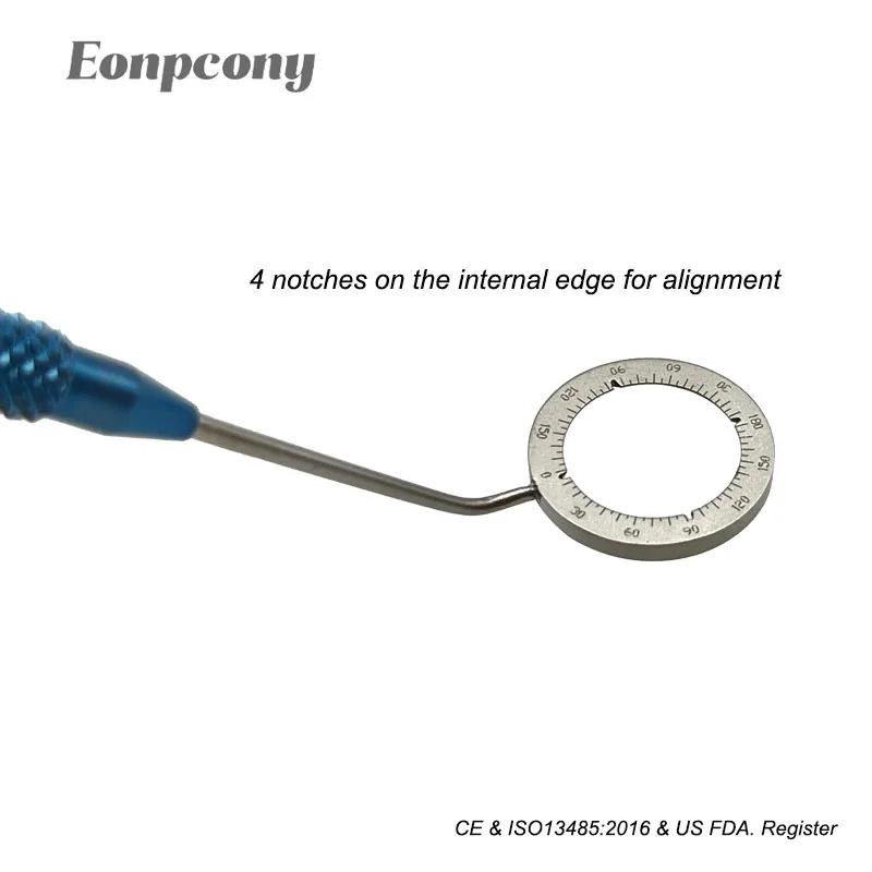 Mendez/Henderson Degree Gauge Titanium Alloy  Ophthalmic Surgical Instruments