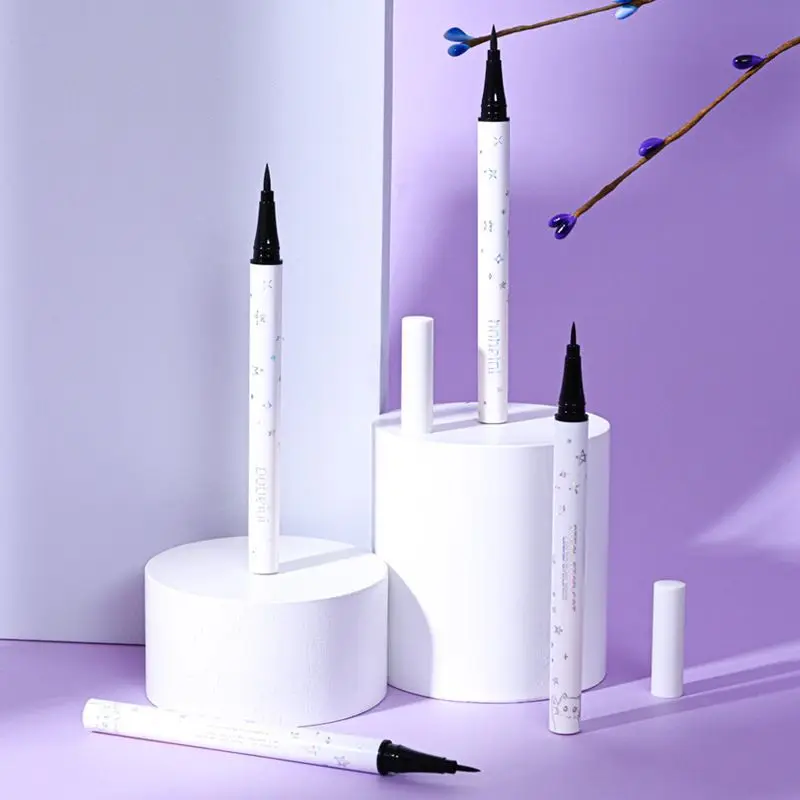 Black / Brown Liquid Eyeliner Waterproof Long Lasting Eye Liner Pencil Quick Drying Not Bloom Natural Eyleliner Pen Makeup