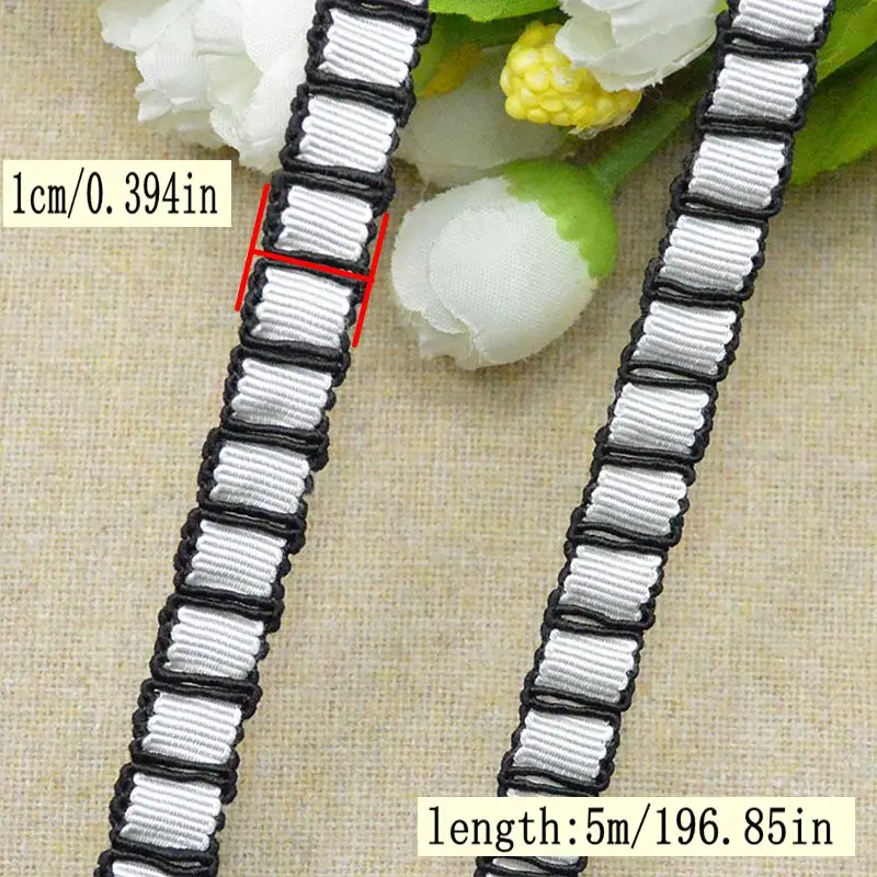 5Meter/16.4Ft Elke Pack Nieuwe Kleding Accessoires Diy Trouwjurk Rok Avondjurk Naaien Dameskleding vierkante Gezamenlijke Kant