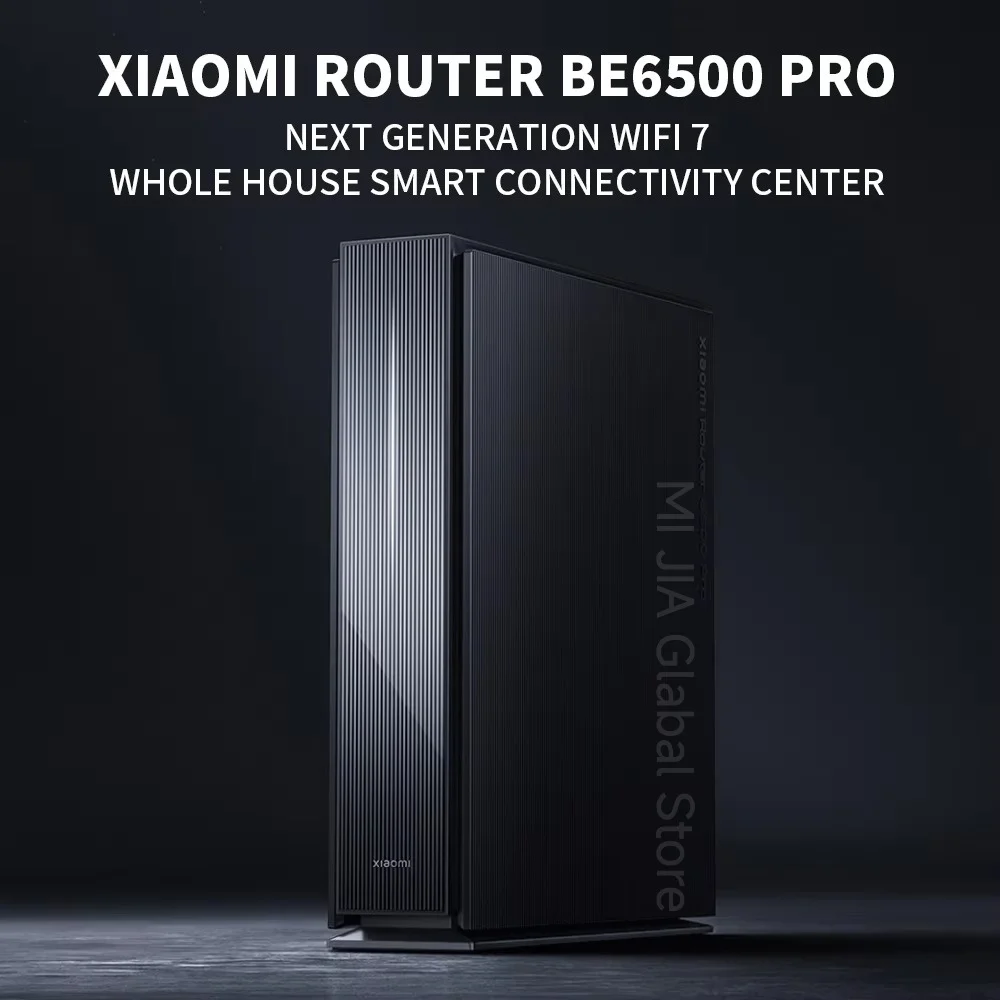 Original Xiaomi BE6500 Pro Wi-Fi 7 Router 6453Mbps MLO 4-Core Qualcomm Chip 4×2.5G Port Mesh Bluetooth Gateway NFC Game Accelera