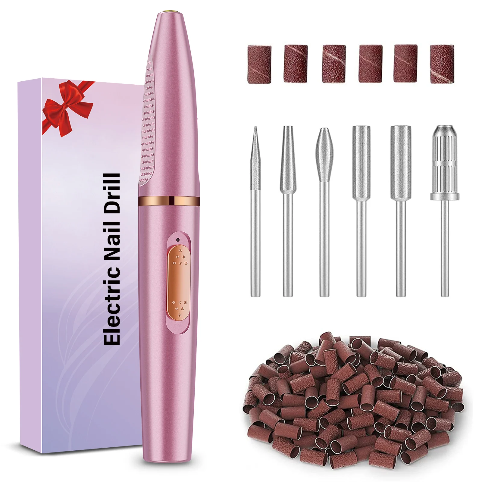 15000RPM Manicure Machine Electric Nail Drill Portable Nail Lathe Electric Manicure Cutter Set Nail Gel Polisher Remover Tools