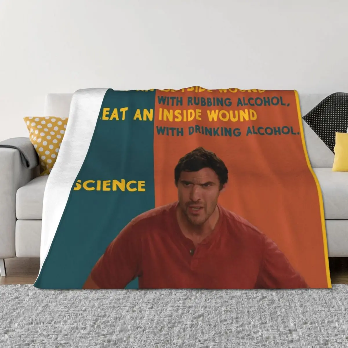 

nick miller Throw Blanket Fashion Sofas Heavy Thermals For Travel Flannel Blankets
