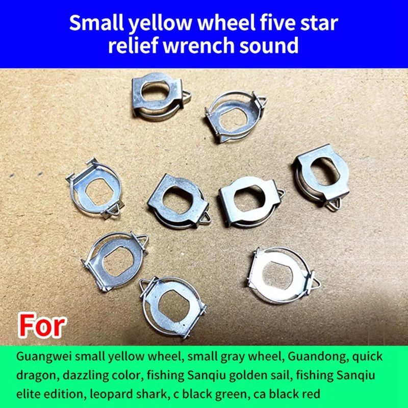 10PCS For Bmax3 Pmax3 Smax3 Relief Wrench General Sound Water Drop Wheel Fishing Tackle Fittings