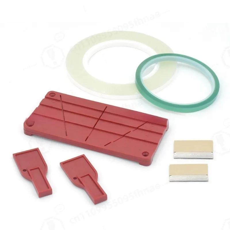 New 1/4 Inch Audio Tape Splicer Kit Tape Splicing Block Connector Rail Repair Accessory for Vintage Open Reel Tape Recorder