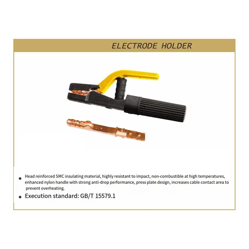 FYBL-Pinze per saldatura 800A di grado professionale, pinze per saldatura 800A per impieghi gravosi BS479800, ritardanti di fiamma e forte resistenza agli urti