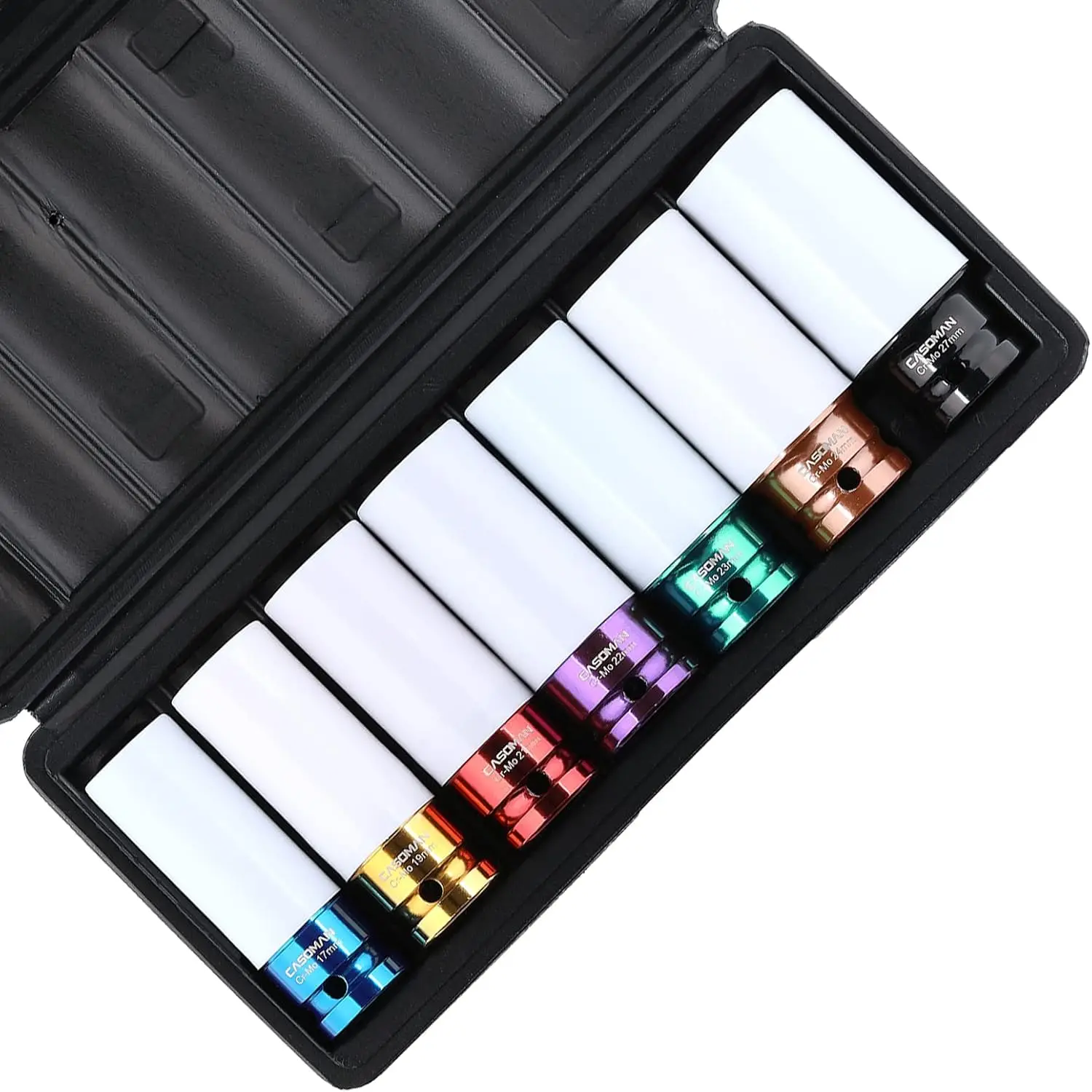 

1/2- Inch Drive Wheel Protector Impact Socket, Extra Thin Wall, Rim Protect Sleeves, 6 Point, Metric,17mm,19mm,21mm,22mm,23mm