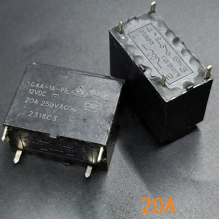 

Новый комплект из 5 шт./лот G4A-1A-PE-12VDC 12V G4A-1A-PE 12VDC 20A250VAC DIP4