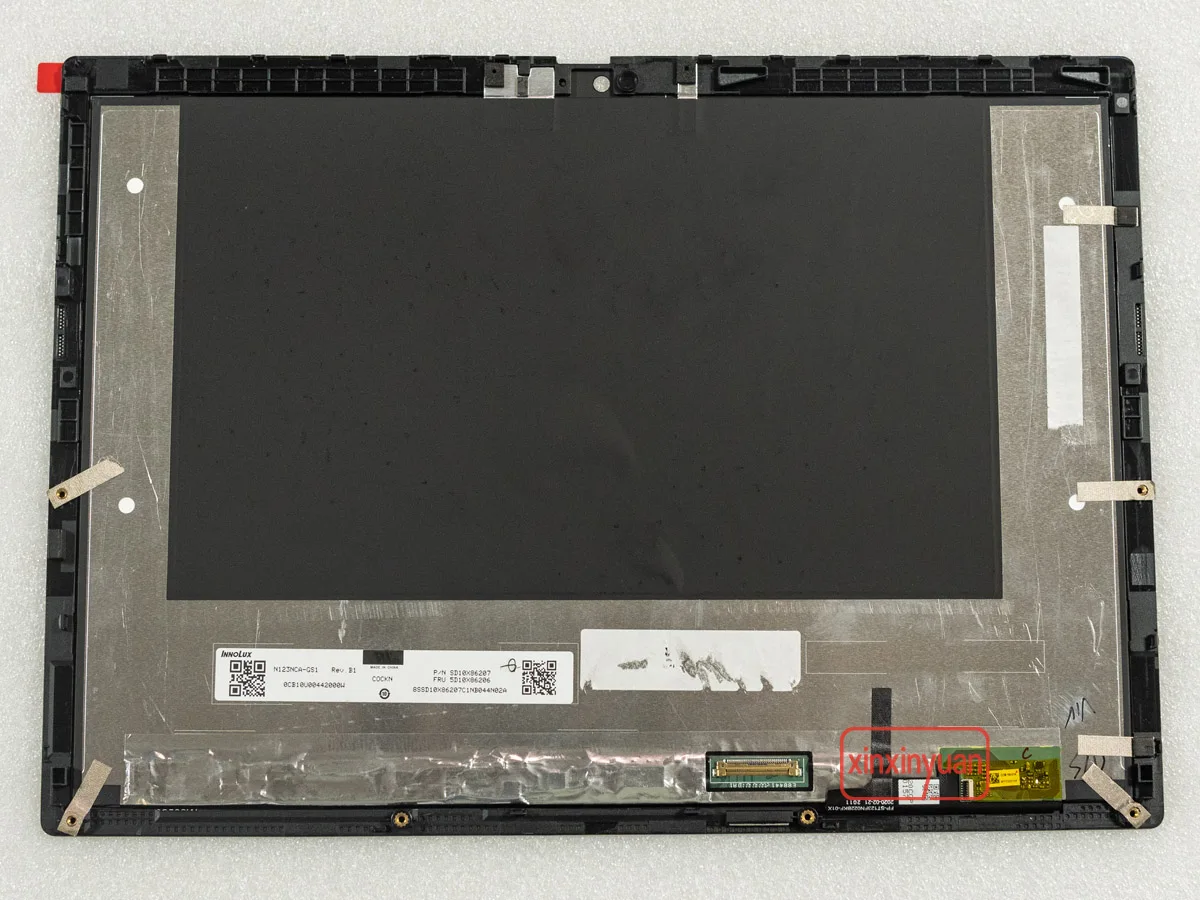 Imagem -02 - Original 12.3 Lcd Tela de Toque Digitador Assembléia para Thinkpad X12 Destacável Gen 20uw 20uv Matriz Display Substituição Novo