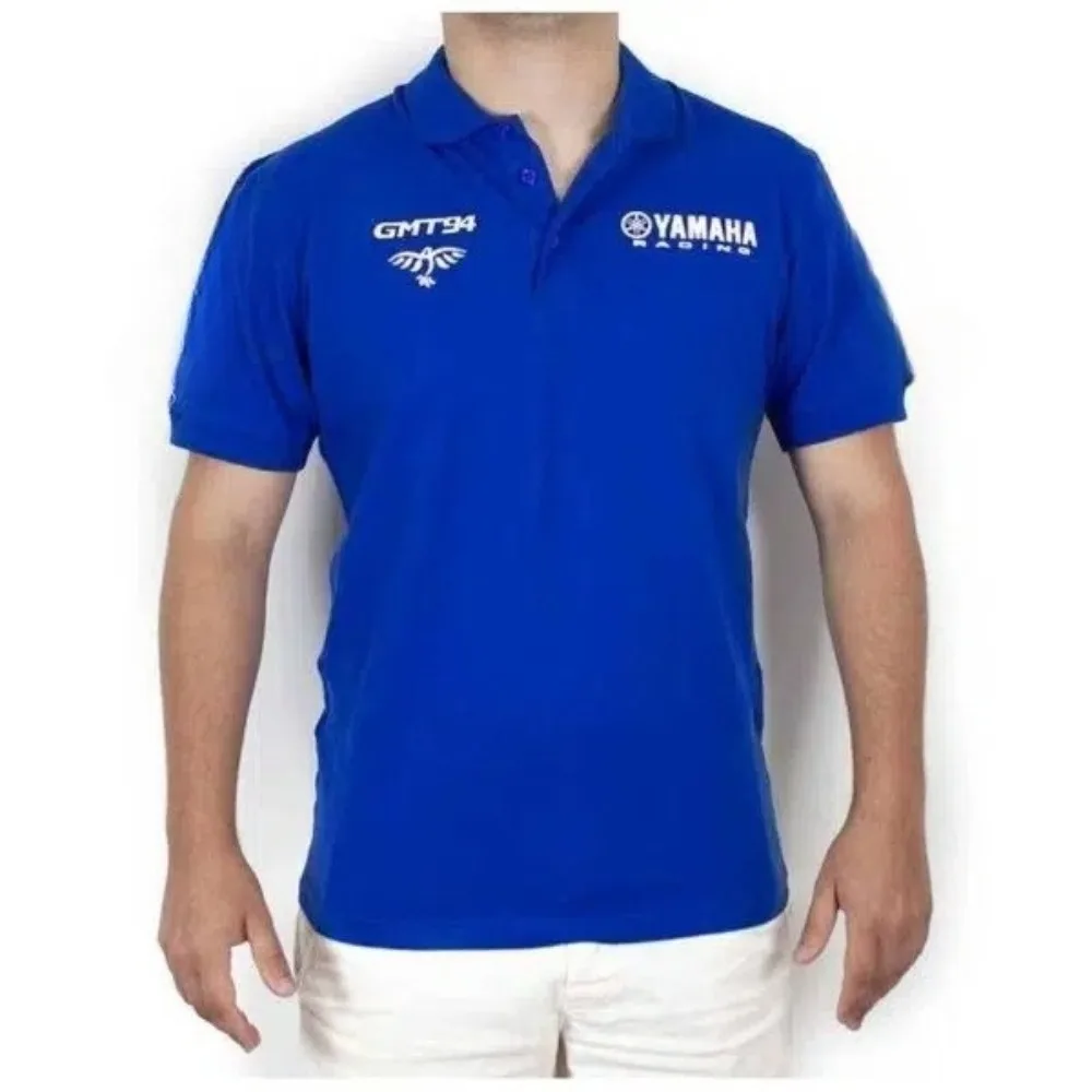

High Quality GMT94 Yamaha Polo Shirt T-Shirt Racing Suit Summer Short Sleeve Printed Men's and Women's Same Short Sleeve Top