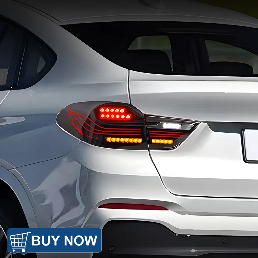 لسيارات BMW X4 F28 2014-2018 مجموعة المصابيح الخلفية للسيارات ترقية تأثير بدء التشغيل سيارة LED غاسل المصابيح الخلفية أدوات الملحقات