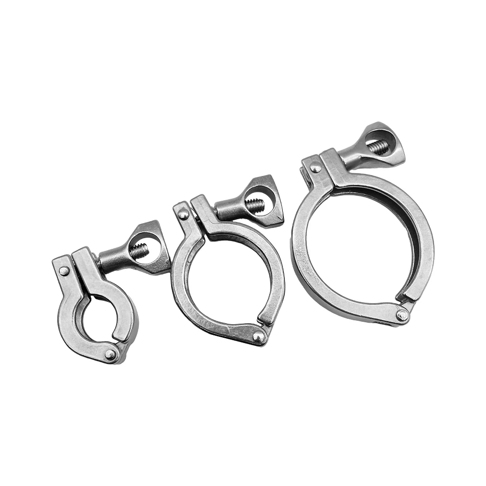 SS304 Tri-Clamp Clover Sanitär-Schnellkupplung 1-8 Zoll 25,4-119mm für Heimbrauerei, Destillation, Lebensmittel- und Getränkeleitungen – Detail 6