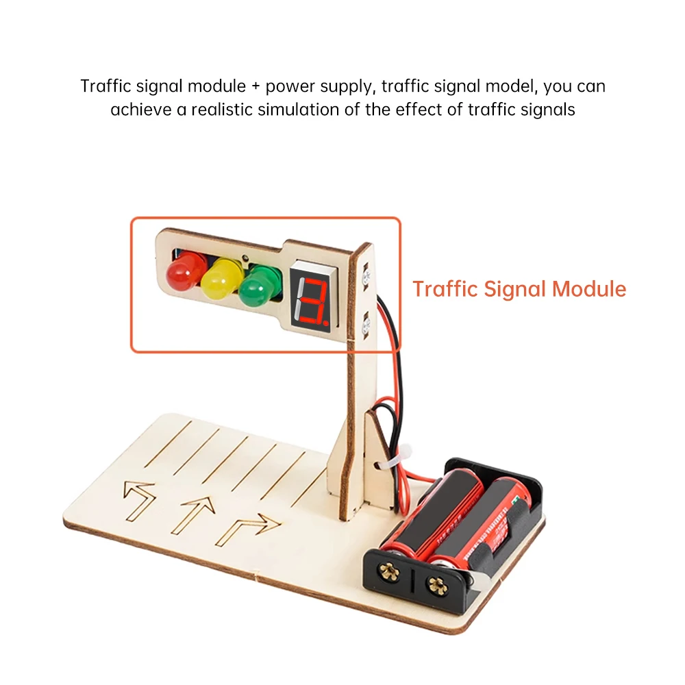 Modulo display LED semaforo DC3.3-5V LED integrato da 5 mm Ottimo per realizzare modelli di sistemi semaforici