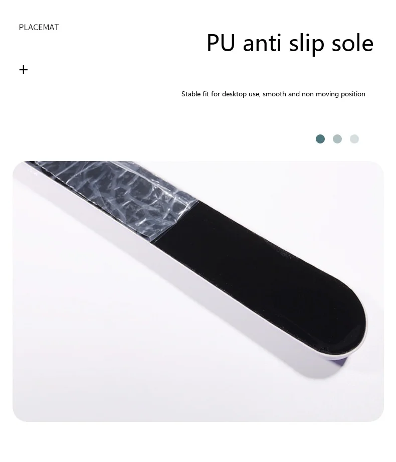 Schaumstoff-Handgelenkauflage Tastatur-Pad-Set 3 Farben Büro Gaming Ergonomische Rutschfeste Schreibtischunterlage – Detail 3