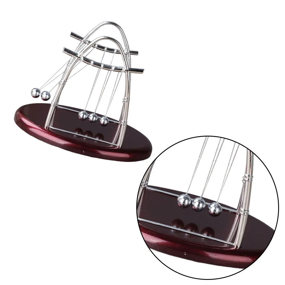 

Newton's Cradle Medium Size Desktop Dynamics Experiment Tool Creative Intelligence Educational Balance Science Kids