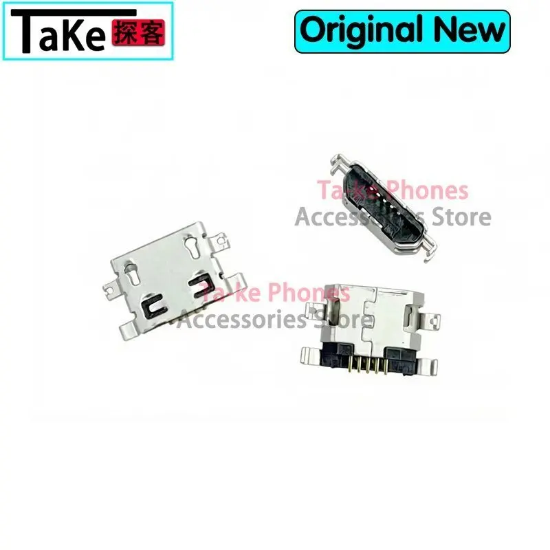 100Pcs for Motorola Moto E4 Plus XT1773 E6 Play XT2029-1 G5S XT1793 XT1794 E6S 2020 XT2053 Micro USB Connector Charger Port