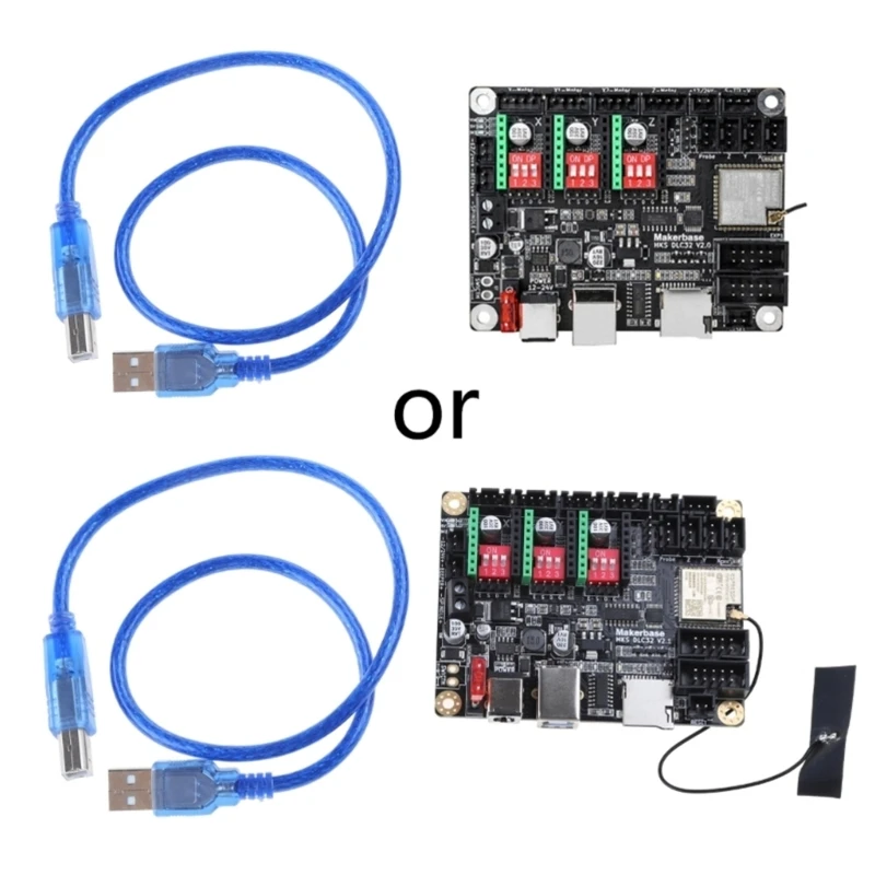 MKS DLC32 V2.0 contrôleur hors ligne carte mère 32bits ESP32 WIFI GRBL TFT écran tactile pour Machine de gravure laser de bureau