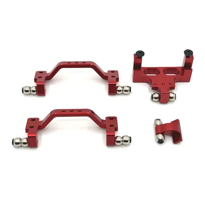 AS96-RC Car Upgrade Front & Rear Rod Seat Servo Fixed Seat Kit For WPL 1/16 C64 RC Car Upgrade Parts