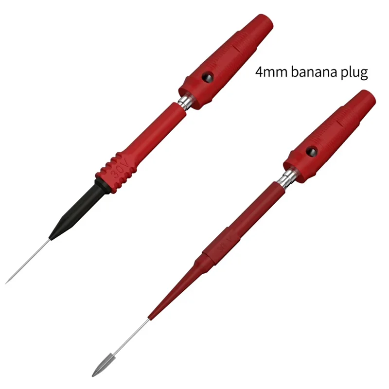 A84E-банановая розетка, 4 мм, мультиметр, тестовый щуп, игла, 20 шт., нержавеющая прокол, задний зонд, инструмент для проверки штифта JT0048