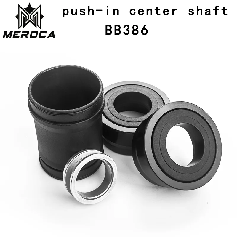 MEROCA BB386 Press Fit Bicycle Bottom Bracket Install Tool Steel Ceramic Bearing 24 30mm MTB Road Bike BB DUB For  Crankset