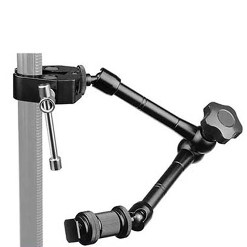 

AS95-4X Magic Arm With Super Clamp 11 Inch Articulating Friction Crab Clamp With 1/4 Inch And 3/8 Inch Thread For Dslr Camera
