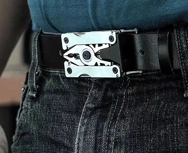 SN1011 Outdoor Multifunctional Belt Buckle Tool Pliers Portable Belt Pliers