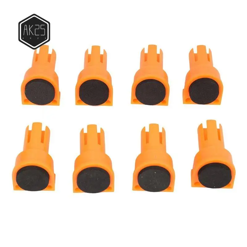 

AK25-8Pcs Настольный зажим для собак с втулкой Настольные тормозные вставки из нескользящей этиленвинилацетата для отверстий для собак 3/4 дюйма Деревообрабатывающий магазин Essentia