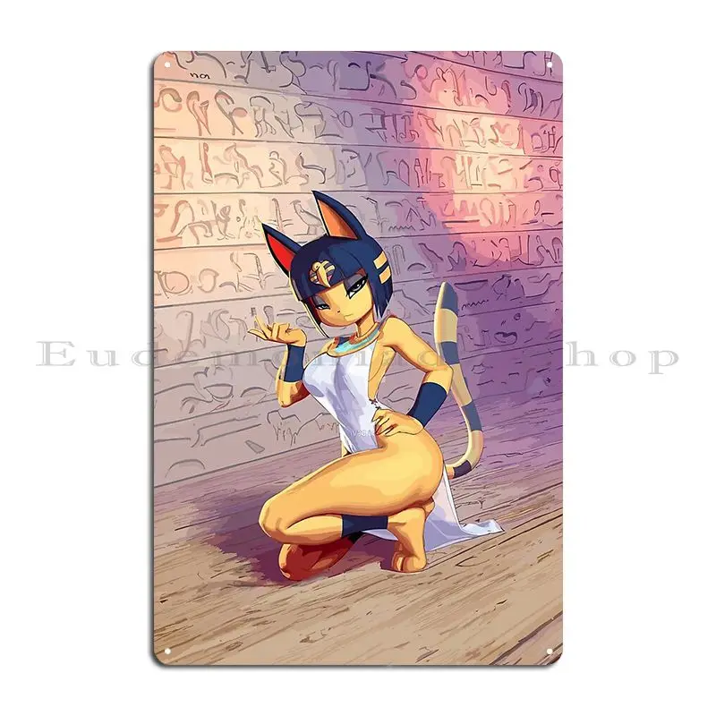 Sexy Egyptian Pharaoh Cat Metal Signs Living Room Kitchen Pub Garage Designs Tin Sign Poster