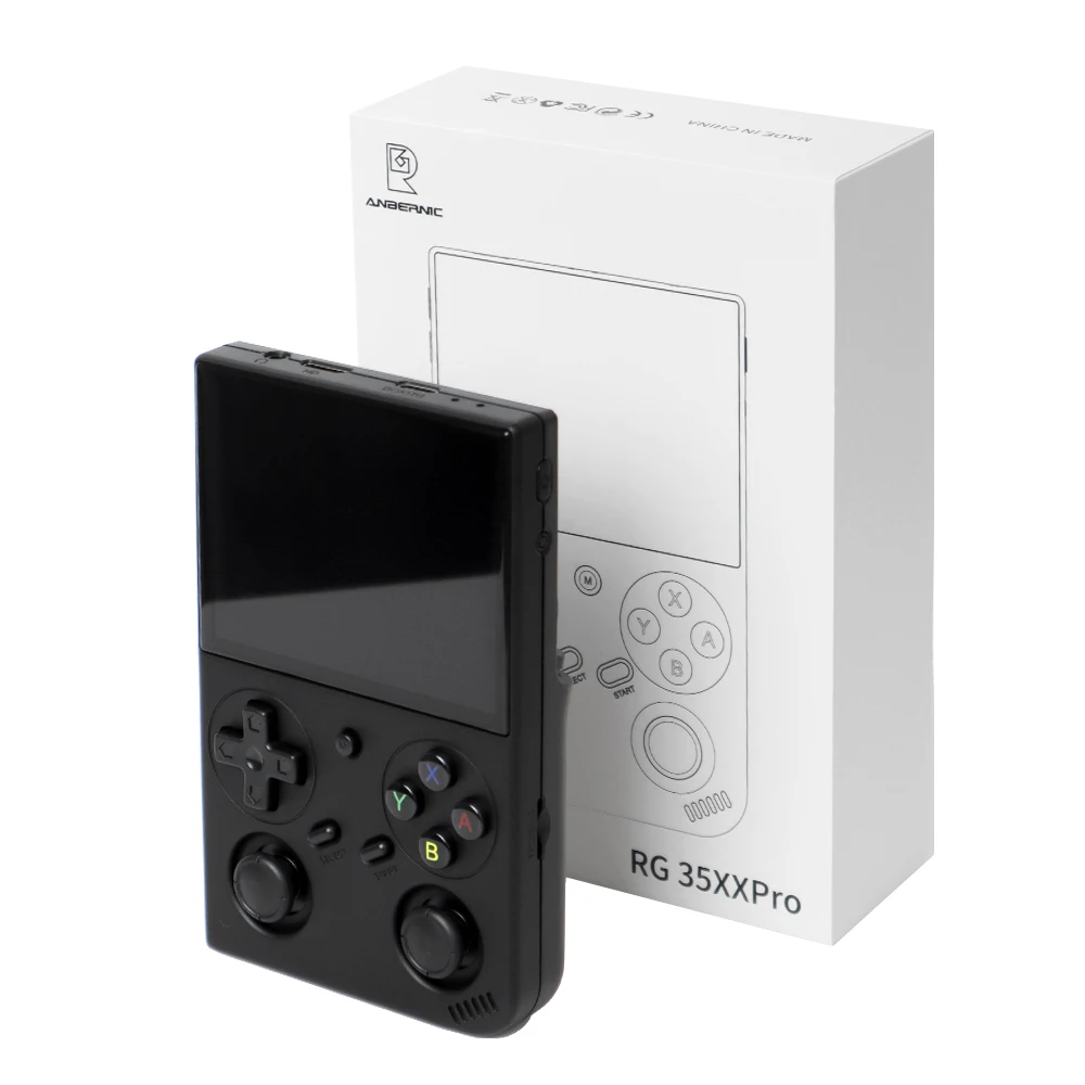 RG35XX PRO وحدة تحكم ألعاب محمولة 3.5 "IPS 640*480 شاشة لينكس 64 بت 3200 مللي أمبير واي فاي ريترو مشغل ألعاب الفيديو 64G + 256G #6