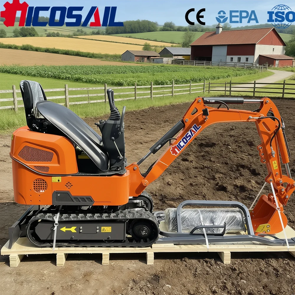 

1 Ton CE Certified Excavator Euro 5 Excavation Machine for Site Preparation and Heavy-Duty Work