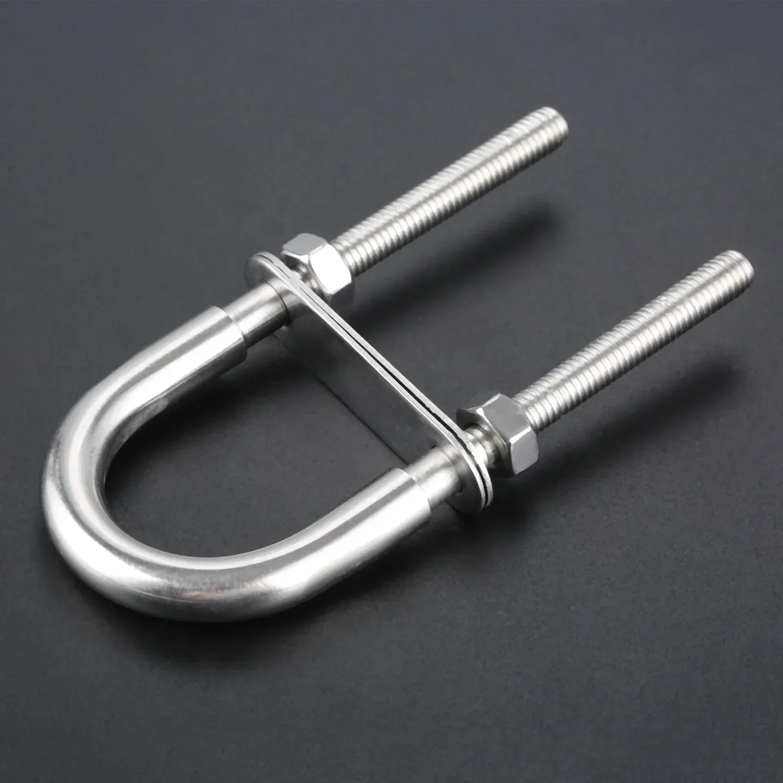 

M5*78 M6*90 Yacht Bow Stern Eye U-Bolt Stainless Steel Marine Bolt Rope Rigging Replace Rowing Boats Accessories Marine U Bolts