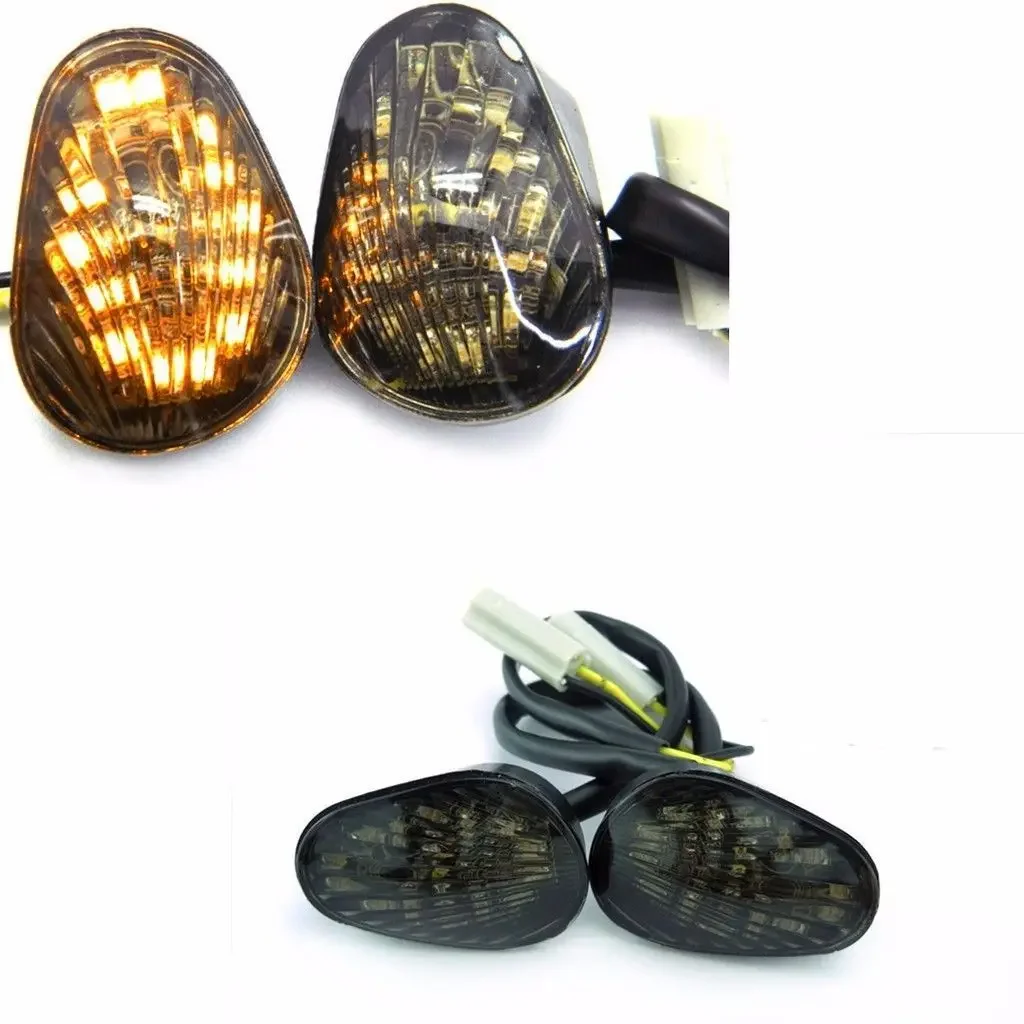 

SMOKE FLUSH MOUNT LED TURN SIGNALS FOR YAMAHA YZF 2002-08 R1 03-14 R6 06-09 R6S
