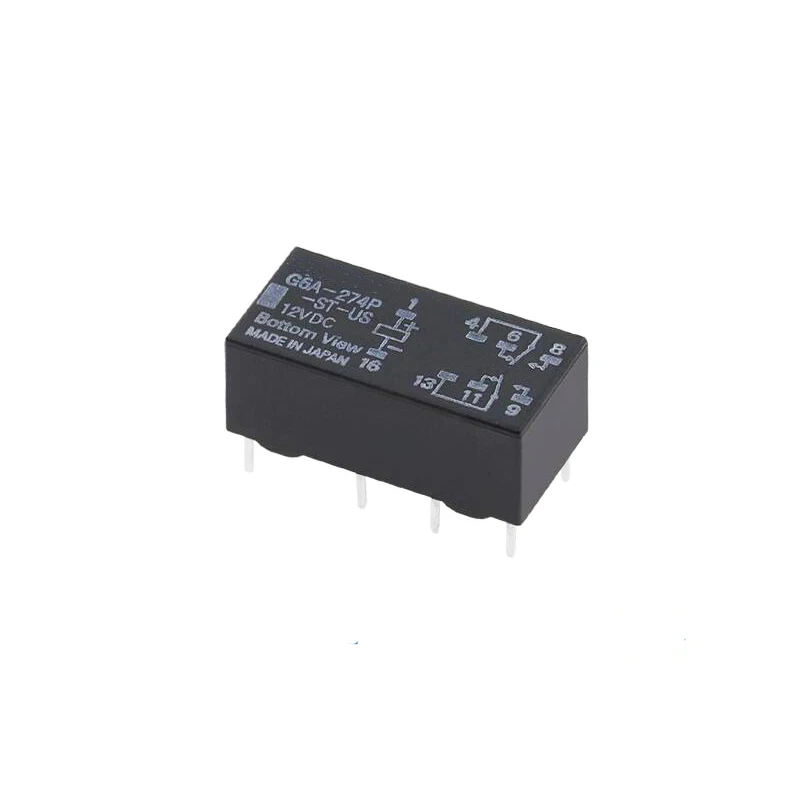 

HOT NEW G6A-274P-ST-US G6A274PSTUS 12VDC DC12V 12V relay 8PIN