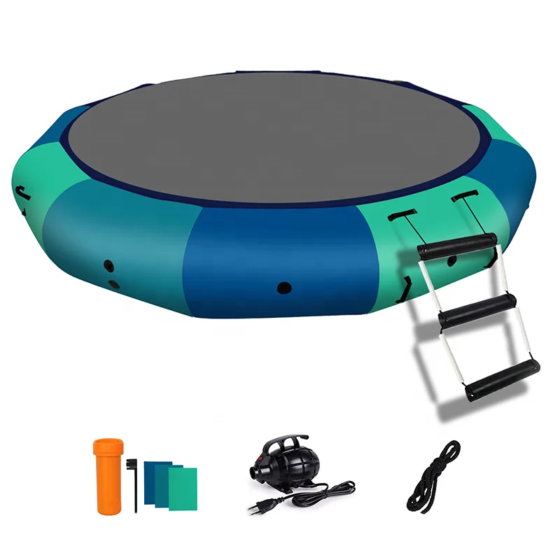 

3M Water Bouncer Inflatable Water Trampoline with Electric Pump & Rope Ladderpromote sales