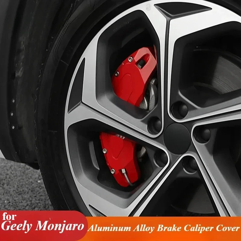 

for Geely Monjaro Xingyue L 4PCS Brake Caliper Cover Aluminum Alloy Wheel Hub Brake Protective Case Cover Outer Discs Parts