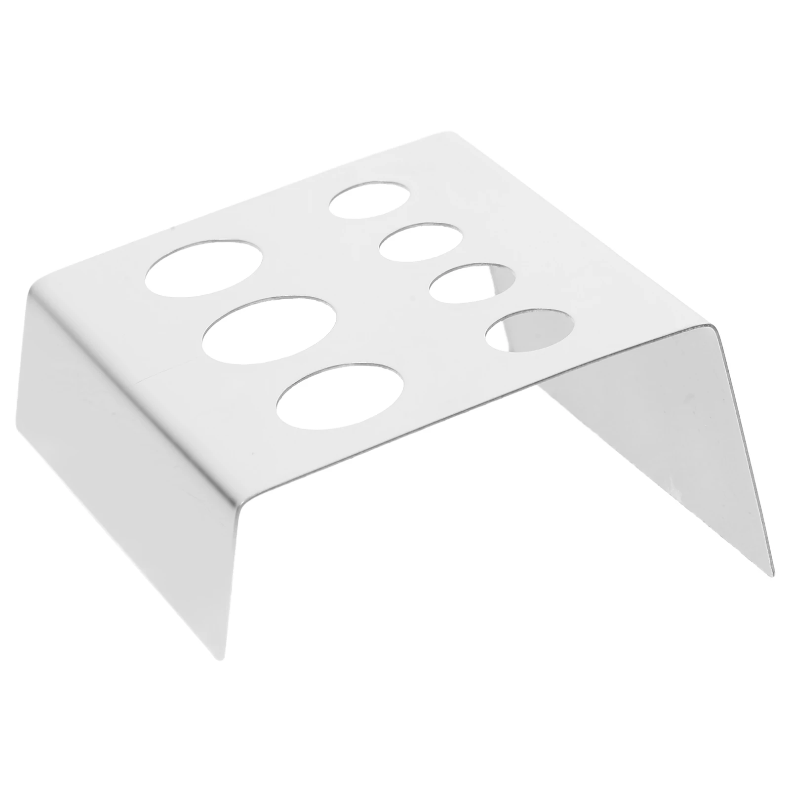 

Stainless Steel Color Rack 7 Grids Durable Pigment Ink Cup Stand Multiple Holes Tattoo Accessories Tool