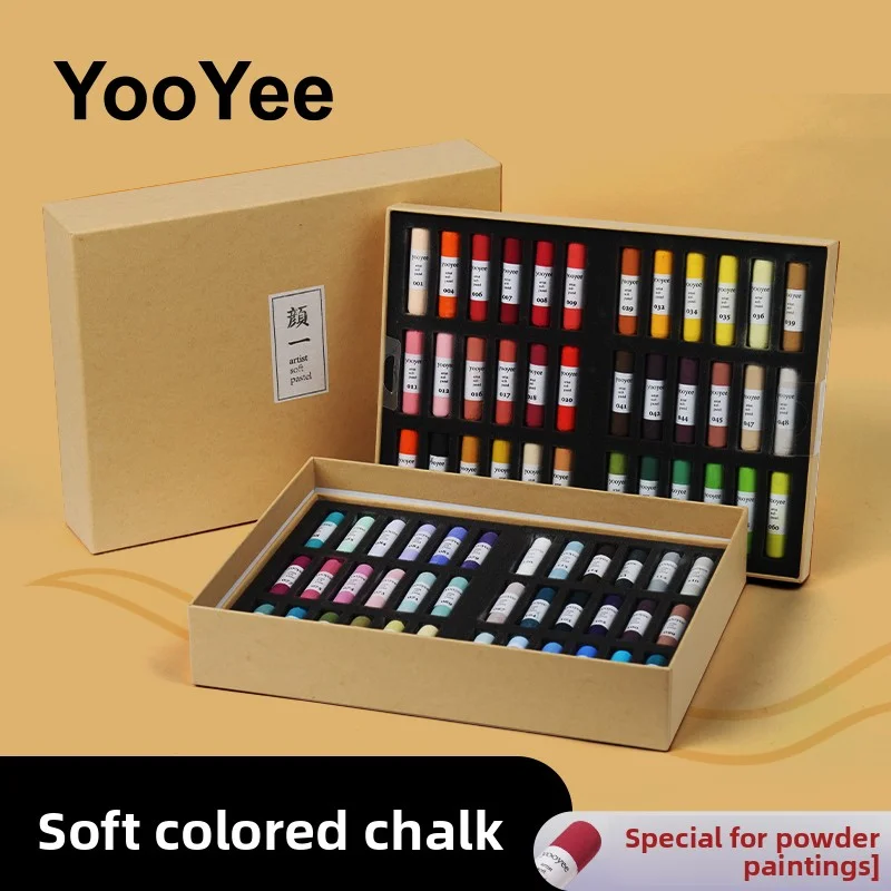 

Handmade Soft Color Chalk Powder Stick Master level Color Stick Set 72 Colors 120 Colors Imported Color Powder