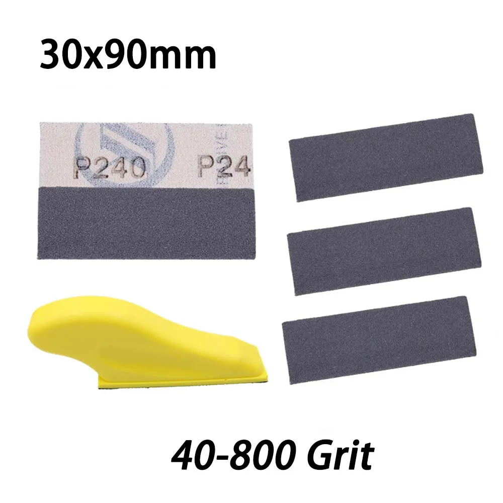

15/20pcs DIY Hand Sandpaper Mini Sander Kit Loop Sander Paper Assorted Grit Wet Dry Hook Loop Sandpaper For Wood Projects P320
