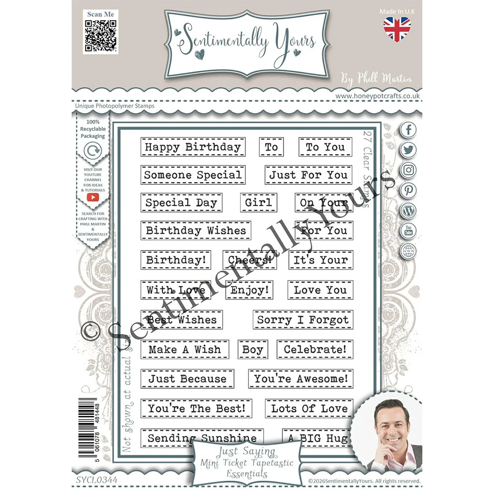 

Someone Special Sentiments Clear Stamps Reusable DIY Scrapbook Diary Greeting Card Decoration Handmade
