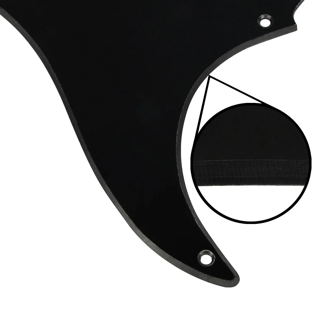 FLEOR Set of Vintage 8 Holes ST Pickguard SSS Guitar Back Plate & Screws for Electric Guitar Parts, 7 Colors Choose