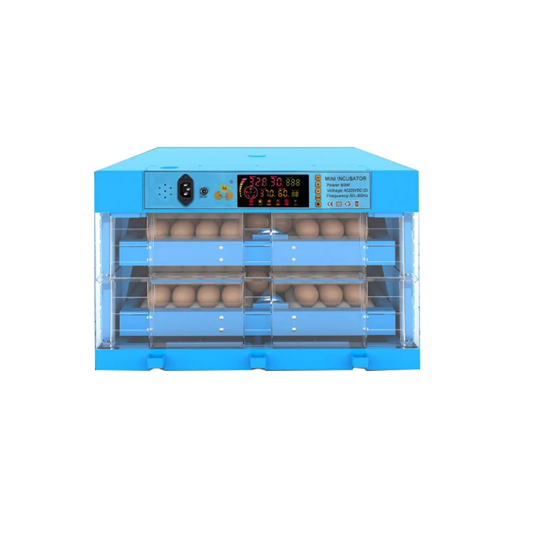 

Full Automatic Chicken Egg Incubator for Sale 64 Eggs 12v 110v Incubator
